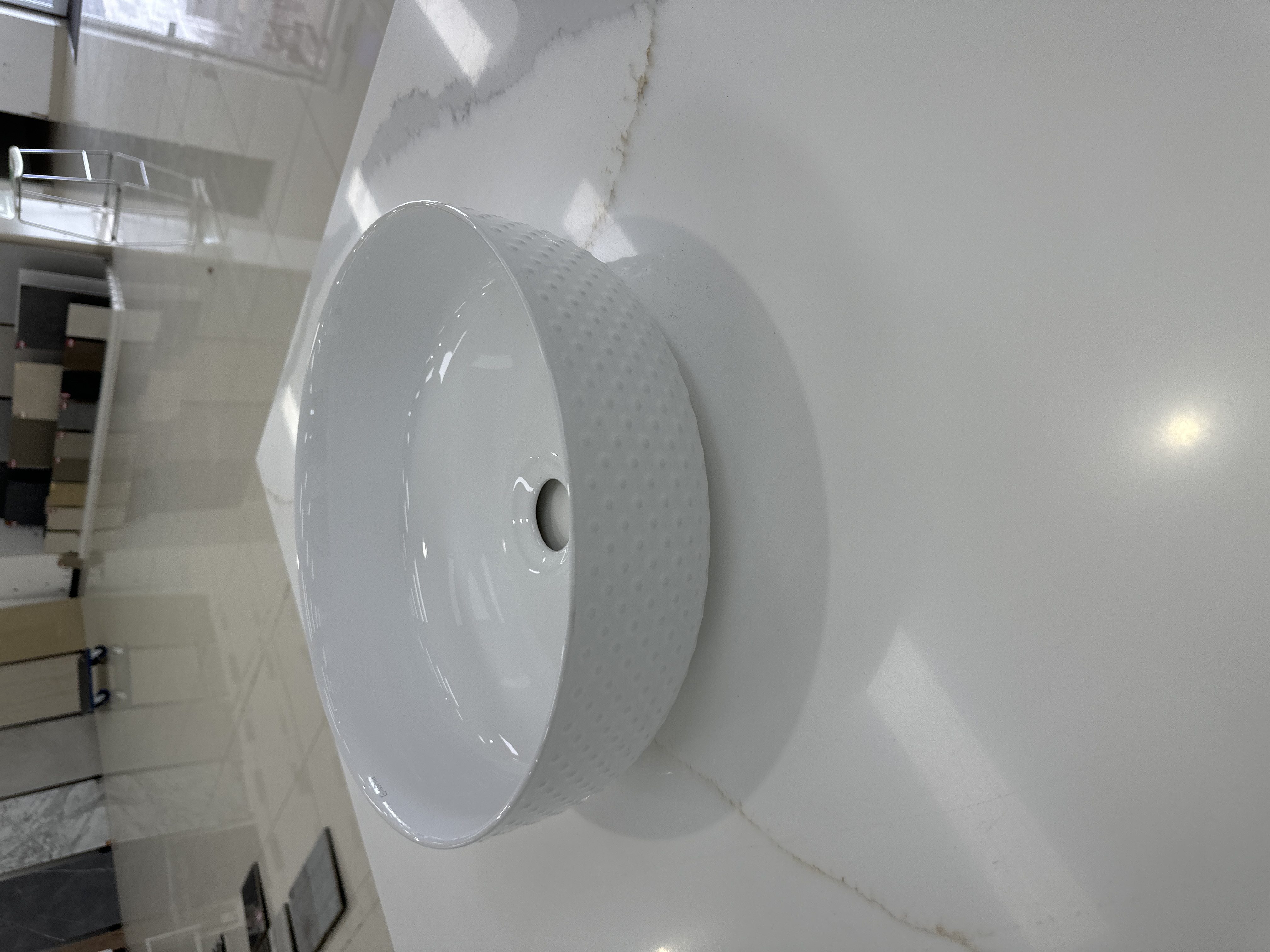Round Golf White Gloss Basin - Basin