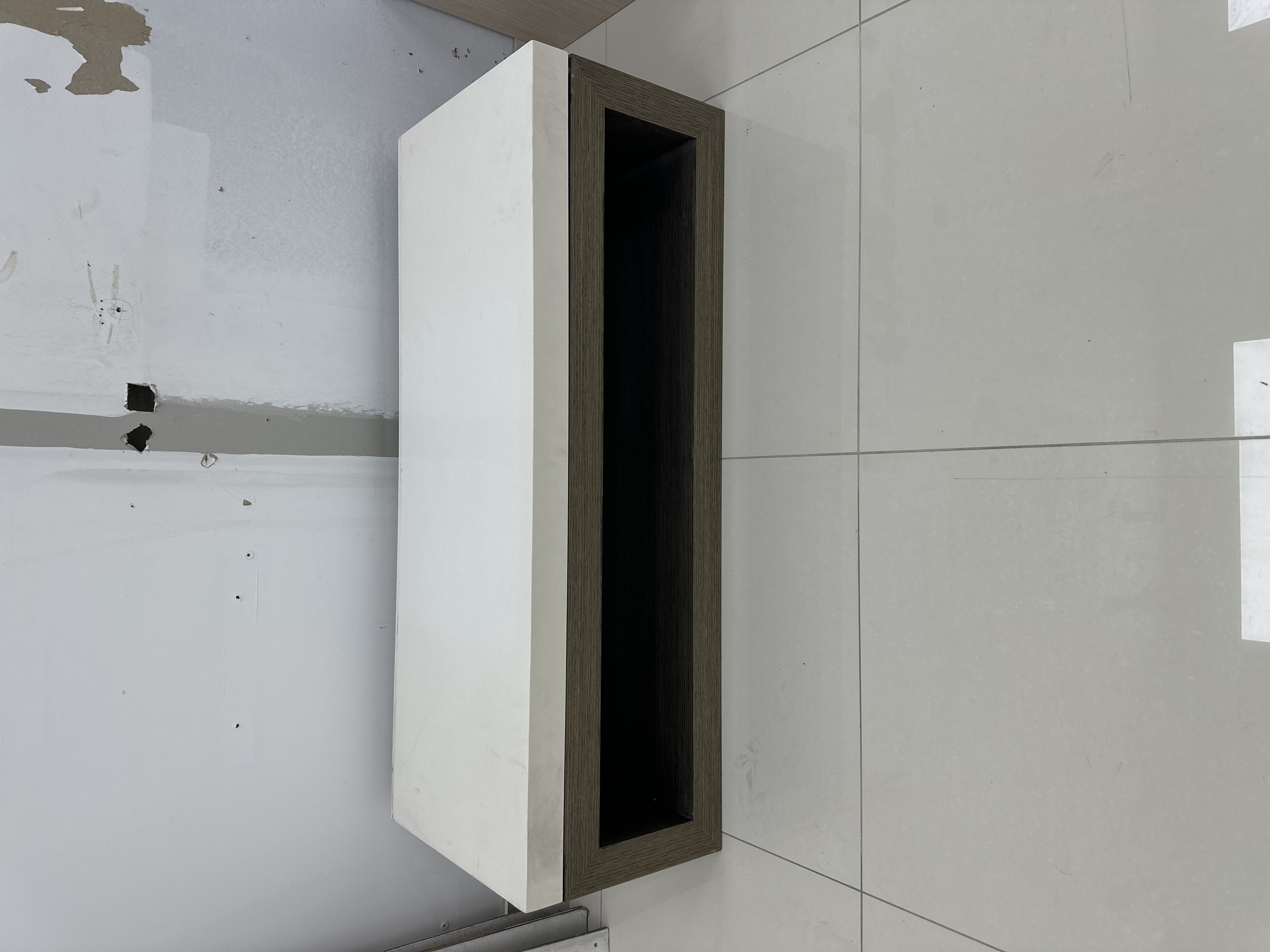 Custom Showcase Oak Wall Hung Vanity - Vanity