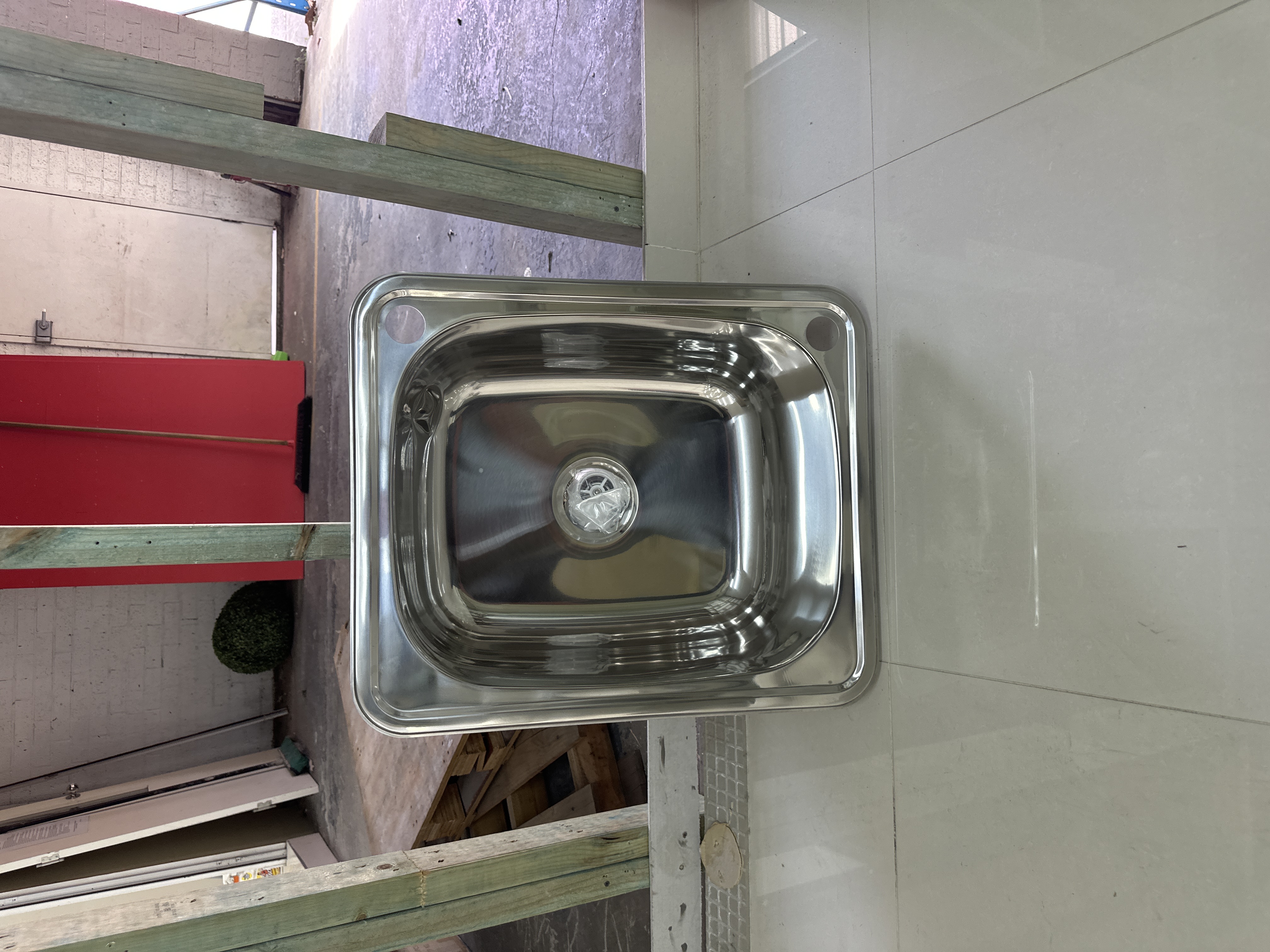 1 bowl Pressed Laundry Sink  - Sinks